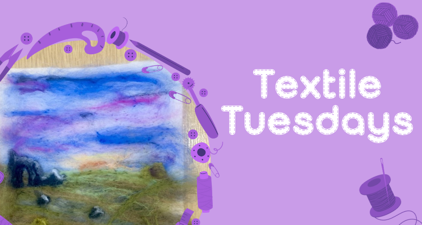 Textile Tuesdays: Make a Needle Felted Landscape Picture