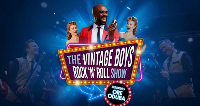 Ore Oduba stars in The Vintage Boys Rock ’n’ Roll Show